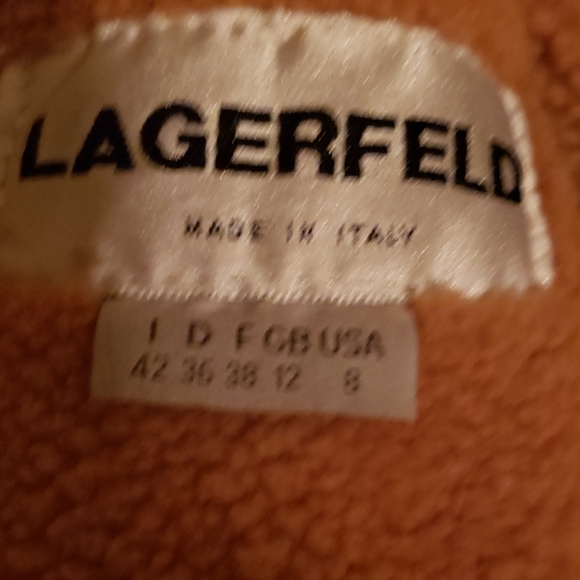 Vintage Karl Lagerfeld shearling fall-winter 1997 - Picture 6 of 6